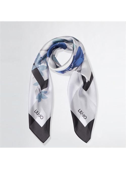 Liu Jo Foulard nero con logo LIU JO | 2A5039T0300/22222